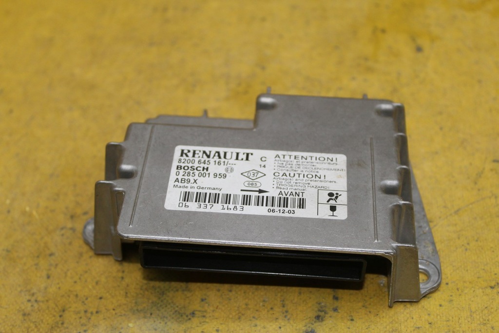 фото №1, Модуль датчик подушка безпеки 8200645161 clio iii 1.5 dci