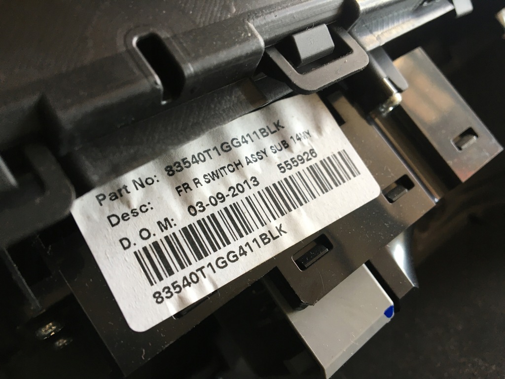 фото №7, Honda cr-v iv 12- обивка дверь правый перед обшивка кожа europa