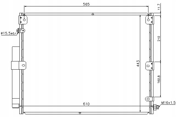 фото №1, Nissens 940375 конденсатор, кондиціонер