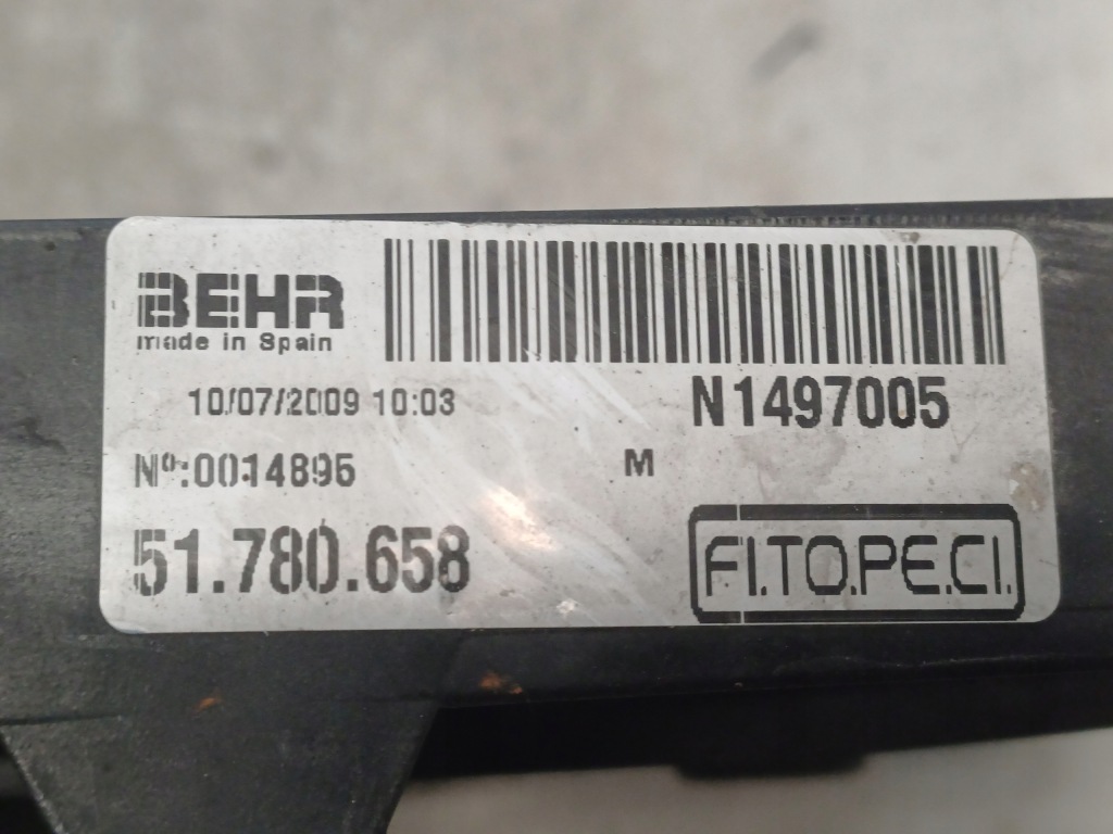 Fiat fiorino 3 3 07- вентилятор радіатора 51780658 Недорого