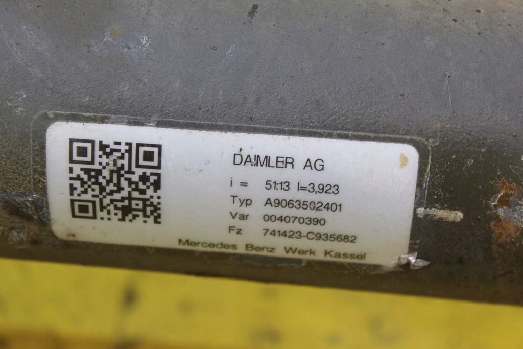 фото №11, Міст задня задній диференціал mercedes sprinter 906 vw crafter a9063502401 51:13