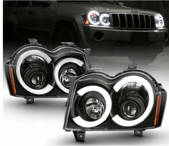 Фары chrysler jeep grand cherokee od 2005 к 2008 год led Цена