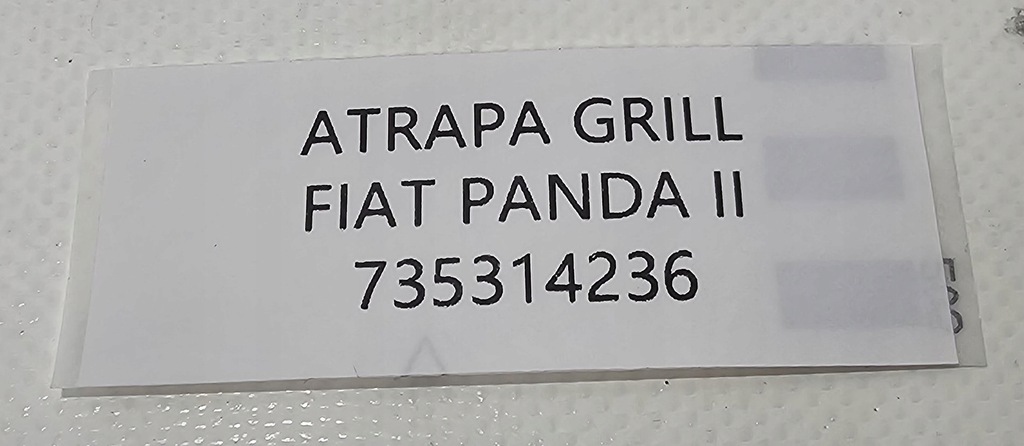 фото №9, Org решітка радіатора решітка радіатора перед fiat panda ii - 735314236