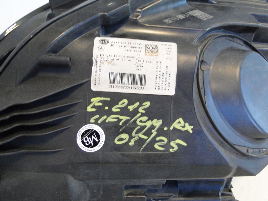 Mercedes фара передняя правый  a2129063203 e klasa 212 w212 рестайлинг  led ils Оригинал