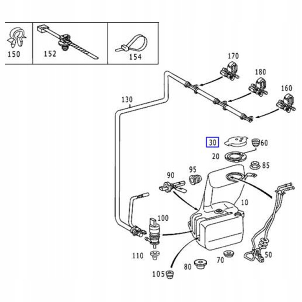 фото №8, Крышка бака омывателя mercedes benz w220 w221
