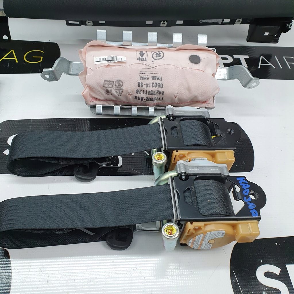 фото №7, Kadjar приборная панель консоль подушки безопасности ремни подушка безопасности