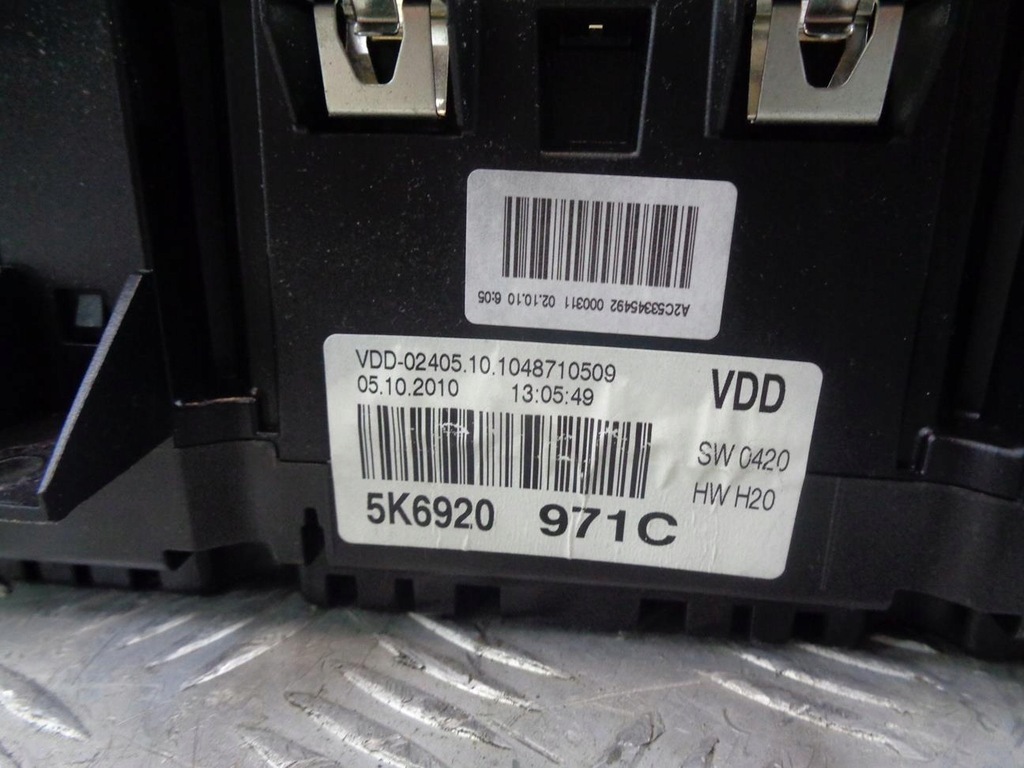 фото №5, Лічильник vw golf vi gti 2.0 tsi 08- usa 5k6920971c