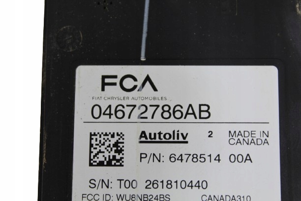 фото №7, Chrysler pacifica 17- датчик мертвого pola слепая зона 04672786ab