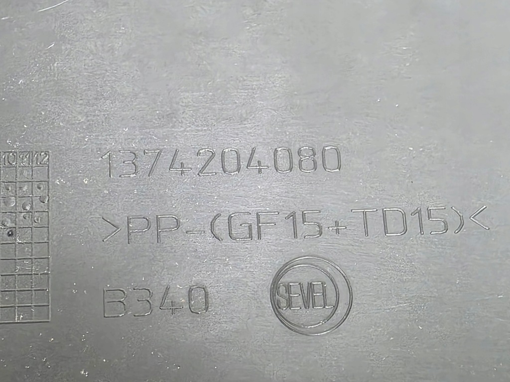 фото №6, Ducato iii lift 14- решётка впуск воздуха капот 1374204080 1