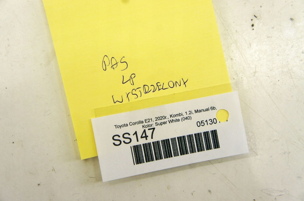 фото №8, Ss147 toyota corolla e21 xii ^ pas безпеки лівий перед europa