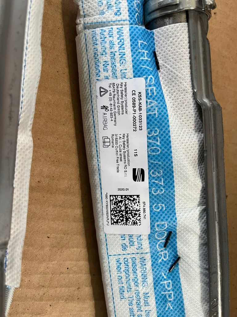 фото №7, Шторка безопасности подушка подушка безопасности левая правая seat leon iii 3 20r 5f4880742 5f4880741