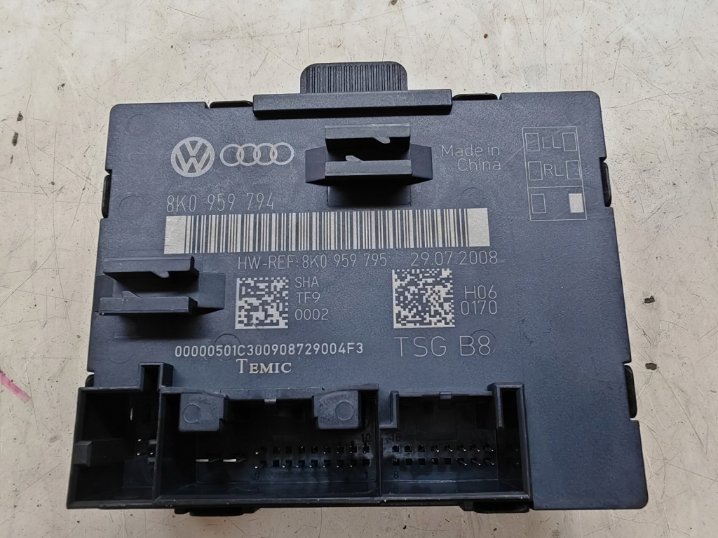 фото №1, Модуль блок управления дверь правый задняя audi a4 b8 8k0959794