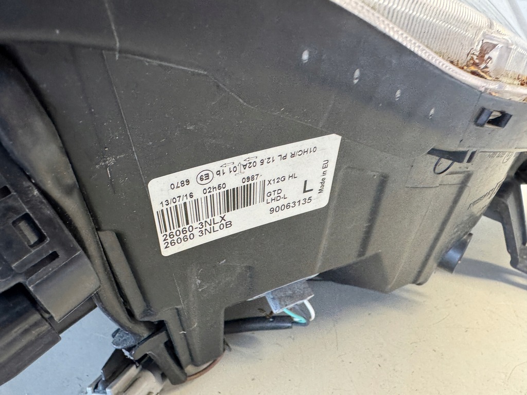 фото №7, Nissan leaf i лампа левый перед 26060 3nl0b