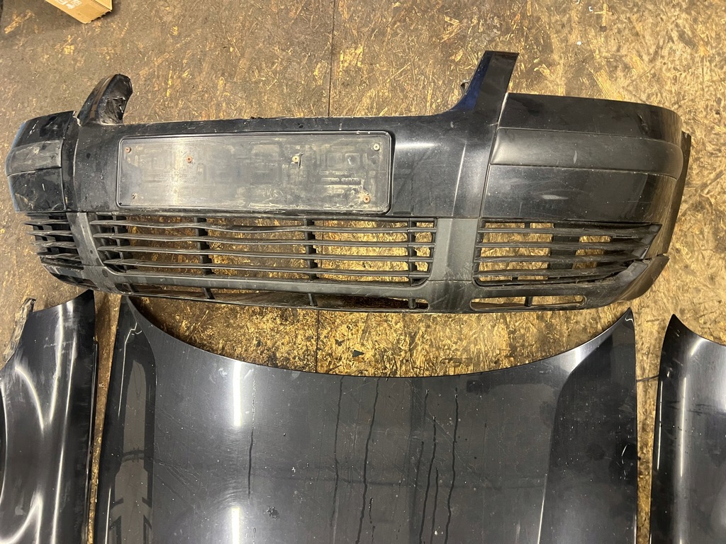 фото №7, Vw passat b5 lift 1,9 tdi перед kompletny чорний капот бампер pas передній