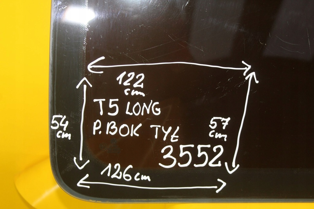 фото №11, Стекло дверь правый bok long vw transporter t5 7h3845332a