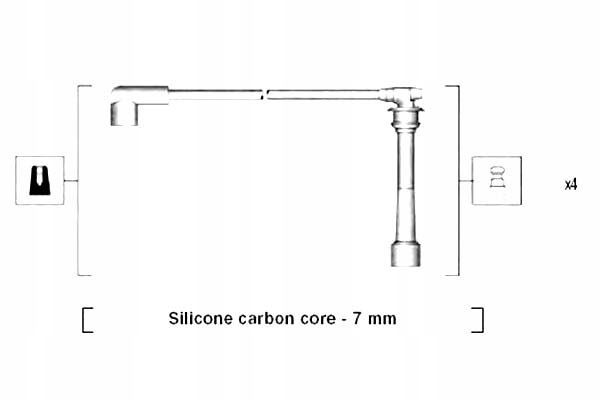 фото №2, Magneti marelli дроти запалювання zef850
