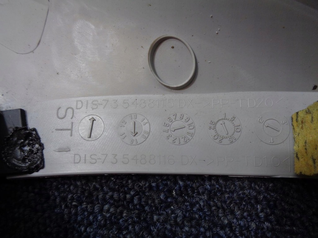 фото №8, Обшивка захист стійка fiat punto evo 2012 права передня