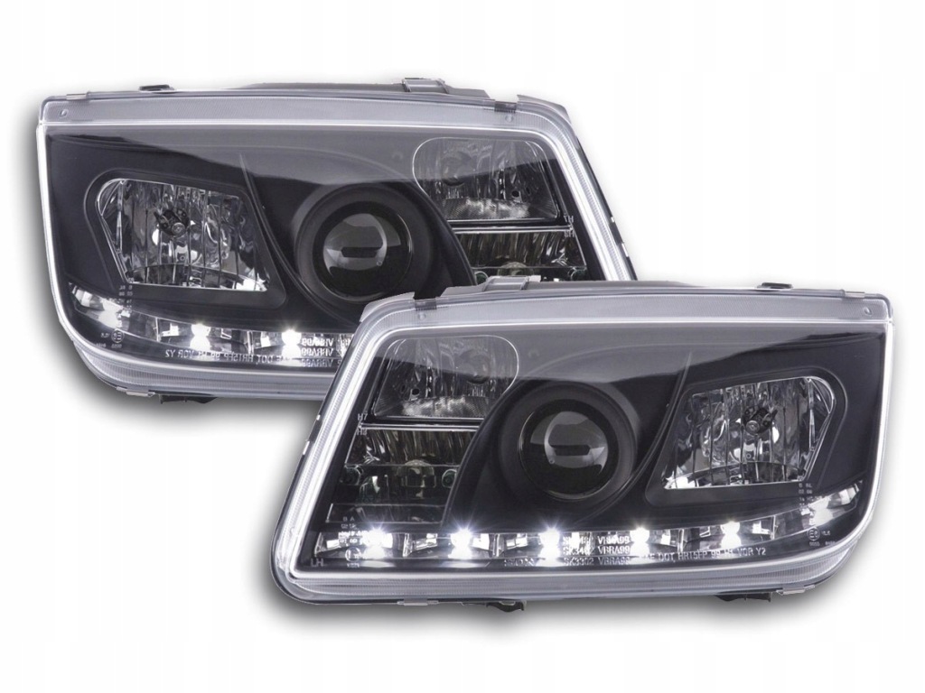 Купить Фонари перед daylight led vw bora 1j 99-04 чёрные