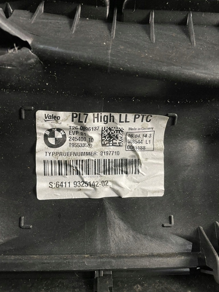 фото №13, Bmw seria 4 f32 f33 f36 обігрівач повітродувка 9197710