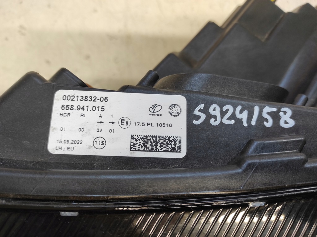 фото №9, Skoda kamiq 19- лампа левая перед full led 658941015