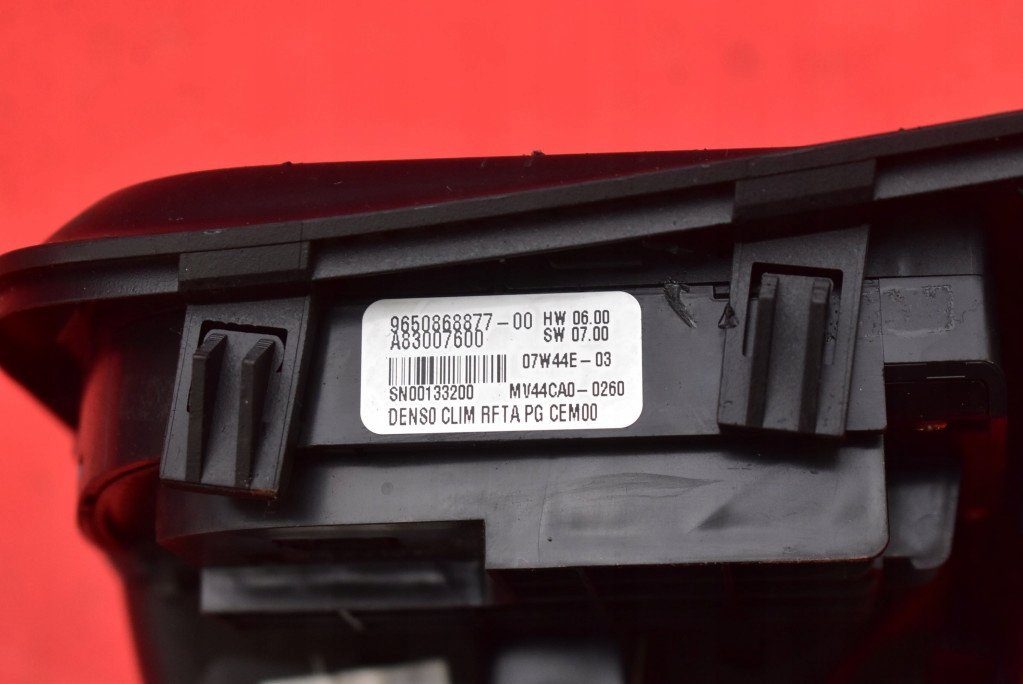 фото №7, Панель управление обдув кондиционер пассажира 9650868877 citroen c4 picasso 1 i