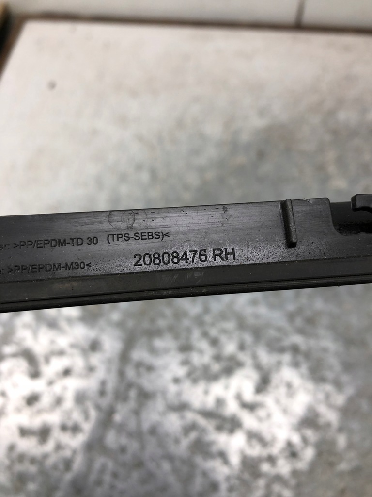 фото №5, Молдинг крила правий перед opel zafira c 20808476