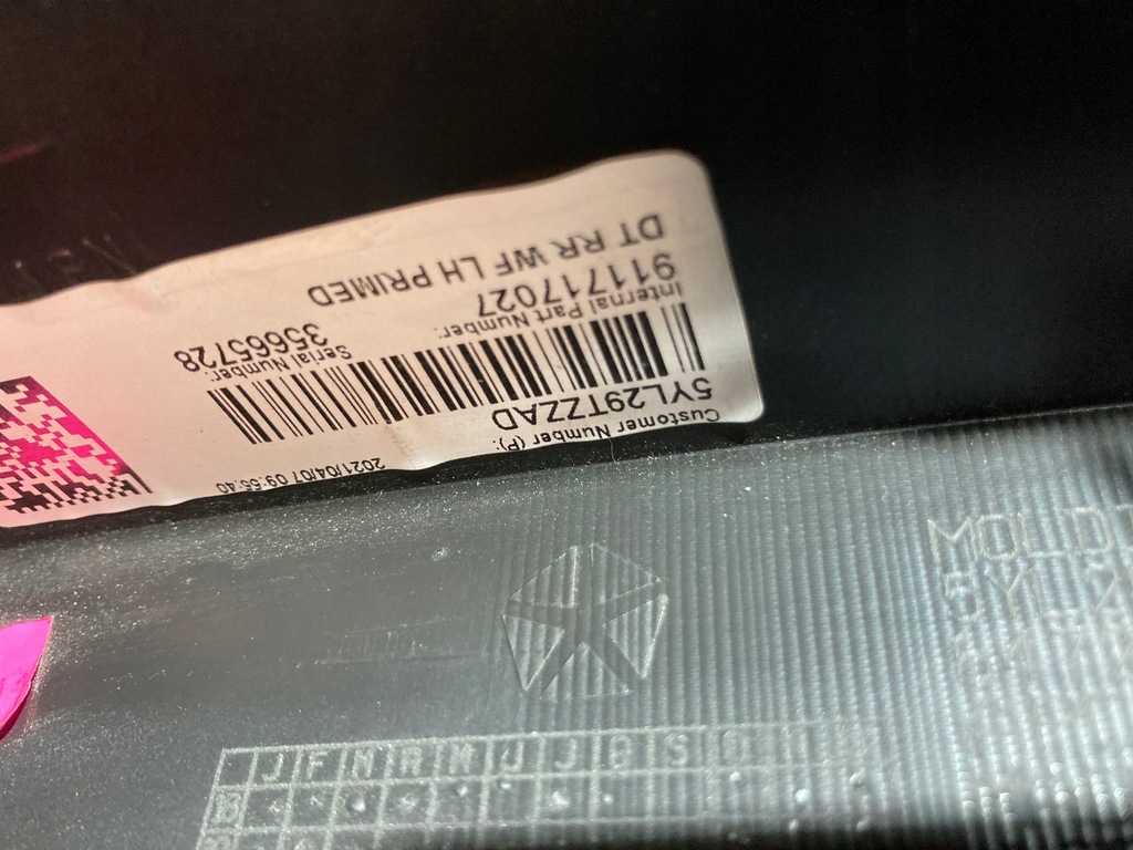 фото №15, Молдинг крила lewego заднього dodge ram 1500