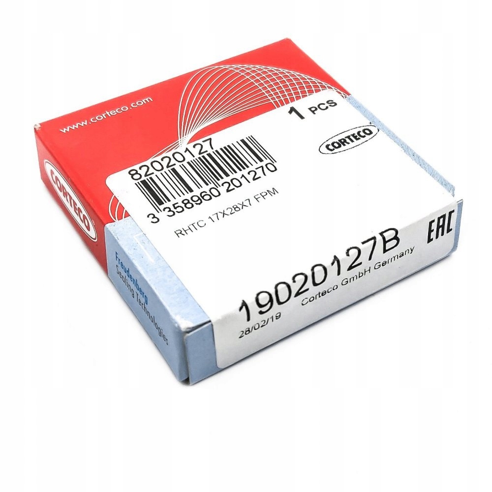 фото №12, Сальник 17x28x7 corteco 19020127b