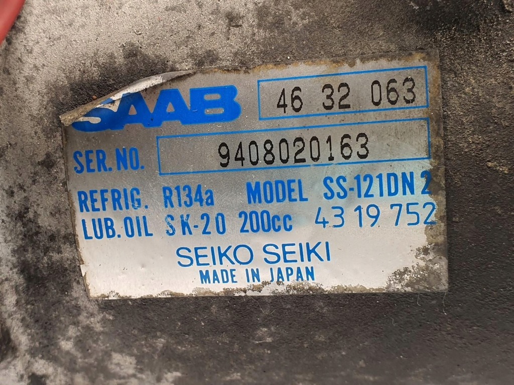 фото №6, Компресор кондиціонера saab 900 ii 4319752 4632063
