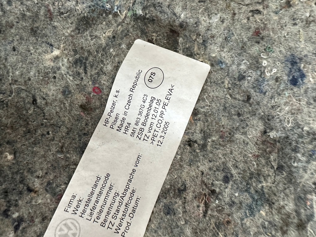 фото №5, Vw golf v plus обшивка 5m1863367g 5m0863919c