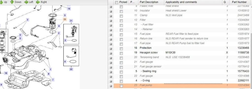 фото №7, Насос топлива saab 9-5 ys3g 13314394 26013765 2.0l 118kw 2011