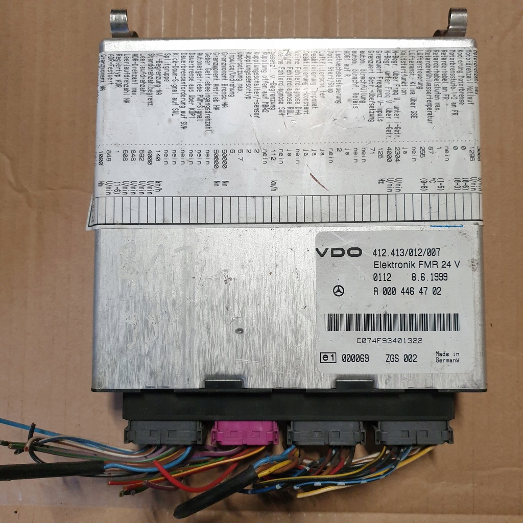 фото №1, Actros mp1 axor atego блок керування модуль fmr 0004464702