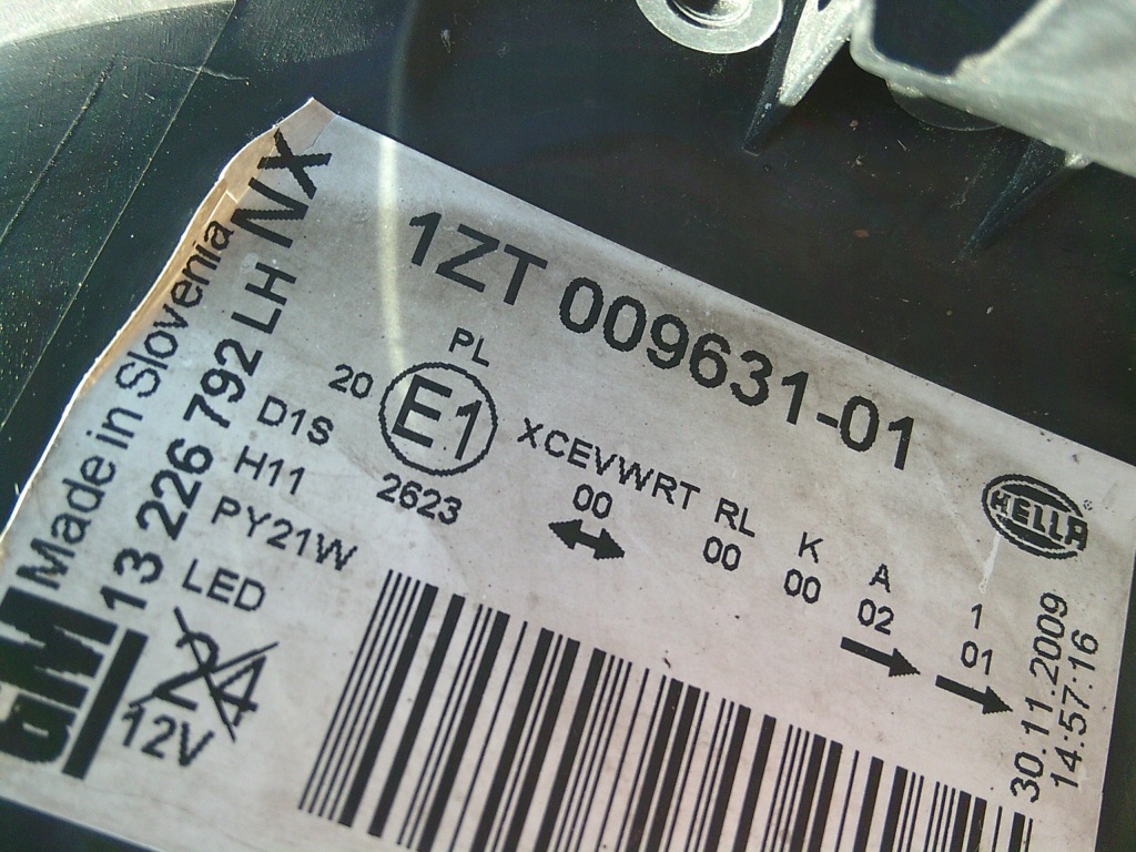 Купити Opel insignia a фара правий ліва ксенон led 13226793 13226792 europ