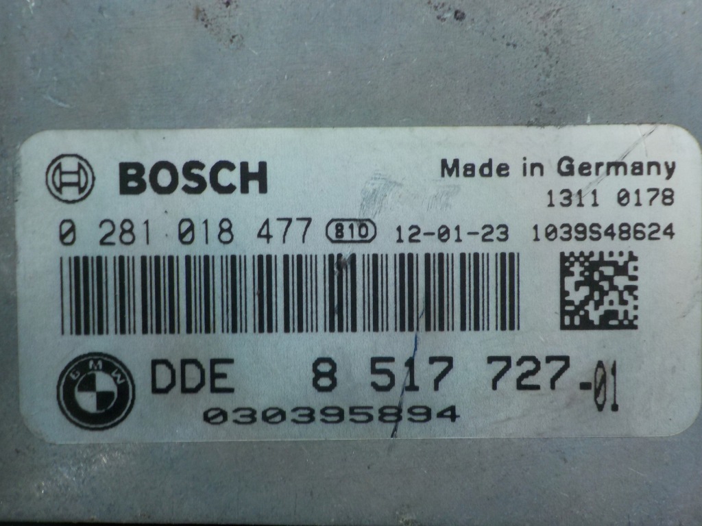 Mini cooper clubman i r55 1.6 d 12r блок управления бортовой компьютер двигателя 0281018477 Недорого