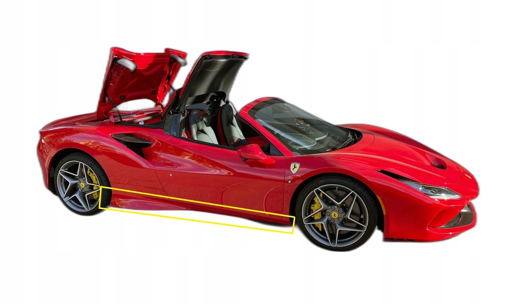 фото №1, Ferrari f8 spider порог наружный правый молдинг 205501 861774