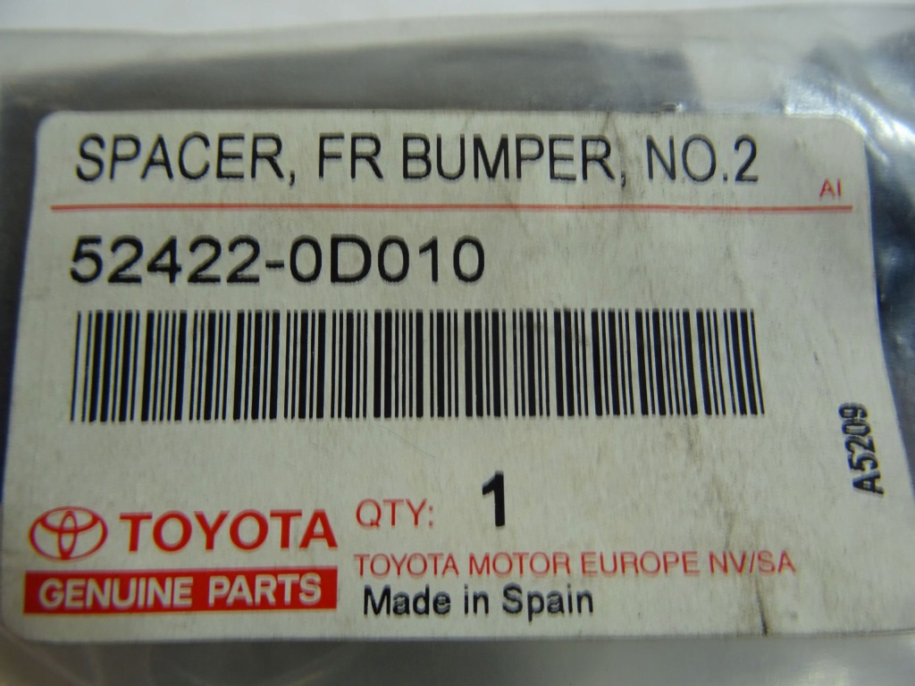 фото №8, Направляющая бампера yaris ii перед правый 524220d010