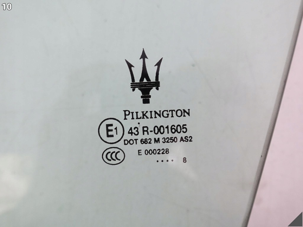 фото №11, Maserati granturismo m145 07-19 стекло боковая дверь левая перед