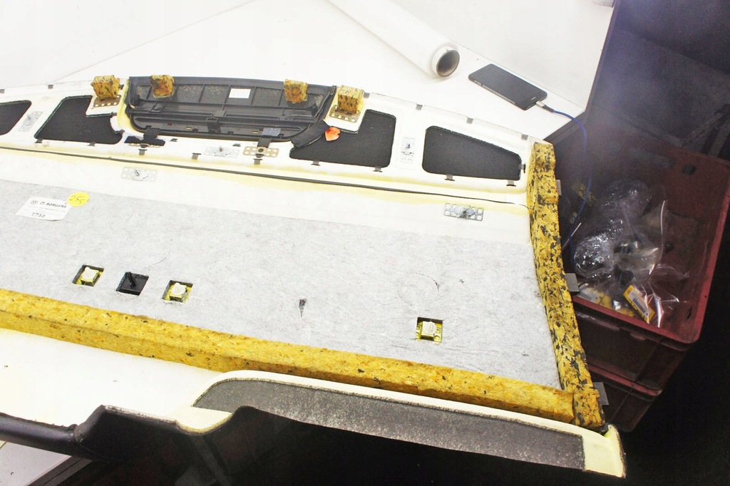 фото №5, Ka152 vw phaeton полка задняя задняя кожа