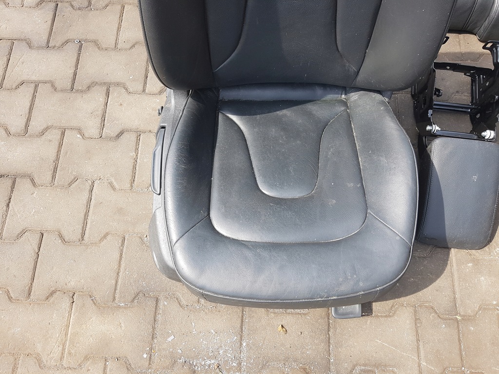 фото №7, Audi a4 b8 lift 11-15r kombi сиденья кожаный заднее сиденье