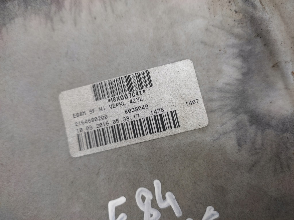 фото №11, Bmw x1 e84 m-pakiet спойлер дифузор бампера задня