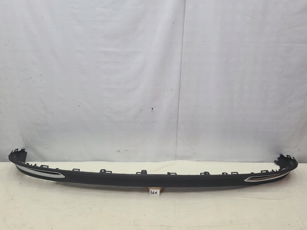 фото №9, Audi a6c8 диффузор спойлер бампера накладка задняя