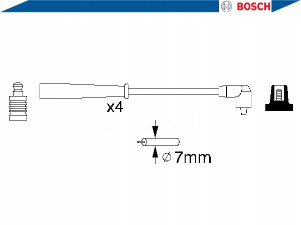 фото №4, Провода зажигания bosch 5967l6 300891044 30089846
