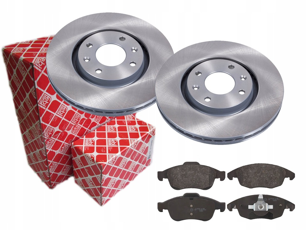 фото №1, Тормозные диски тормозные колодки febi перед citroen berlingo i ii