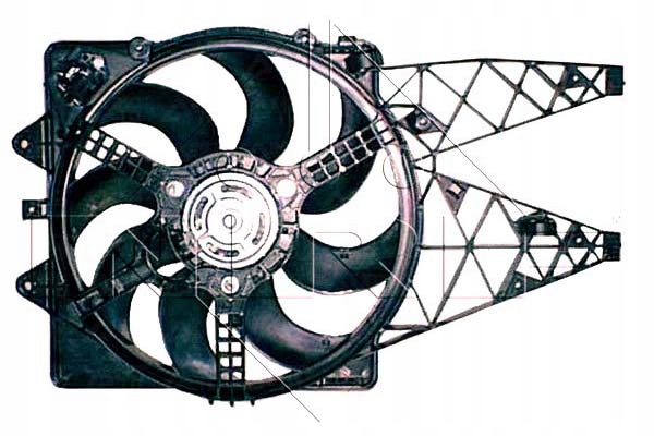 фото №1, Nrf 47252 вентилятор, охлаждение двигателя