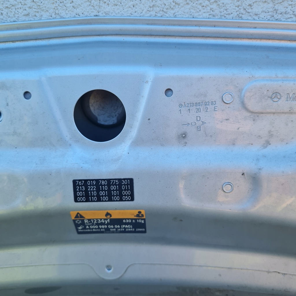 фото №10, Mercedes e klasa w213 капот кришка двигуна oryg