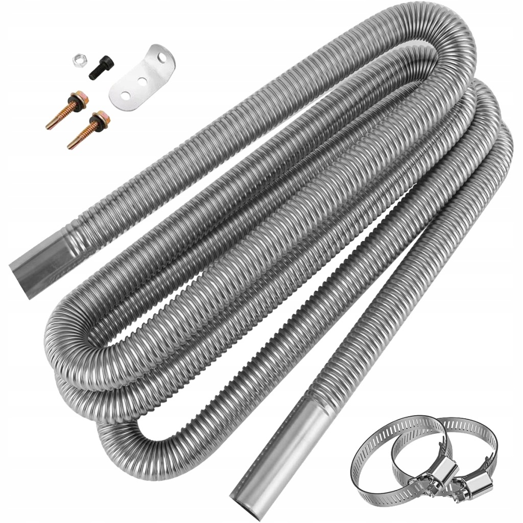 фото №2, Wąż выпускной труба выхлопная выхлопных газов отопления стояночного 2m