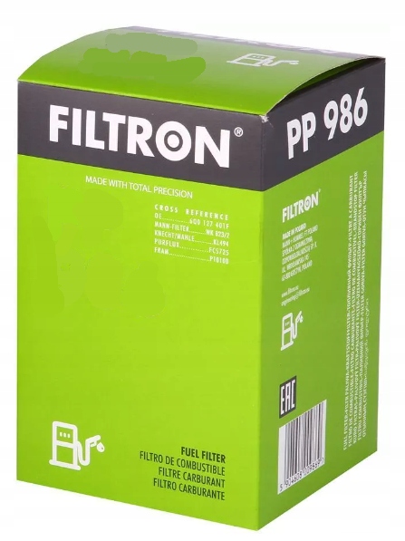 фото №1, Filtron фильтр топлива pp852/3 outlander lancer asx c4 aircross peugeot 4008