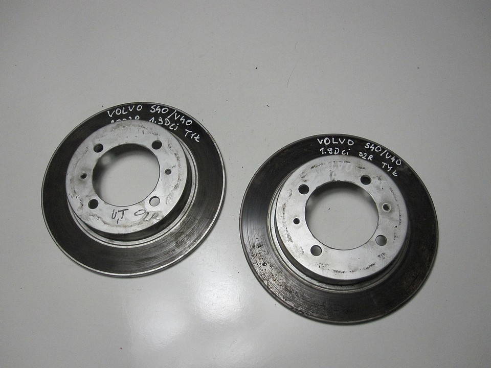 фото №1, Диск тормозная задняя volvo s40 v40 1.9dci 02r