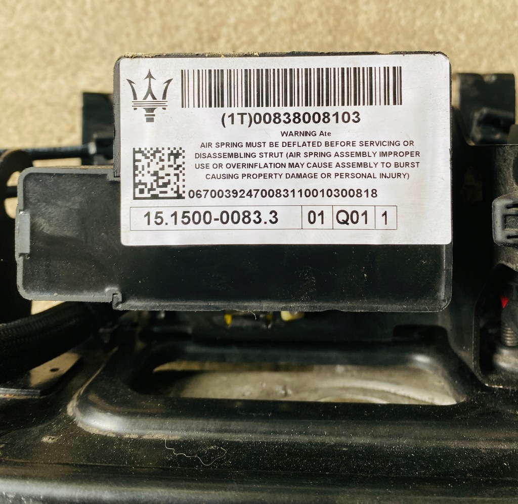 фото №6, Maserati levante 3.0d компрессор подвеска 17r. 15.1550-0087.2