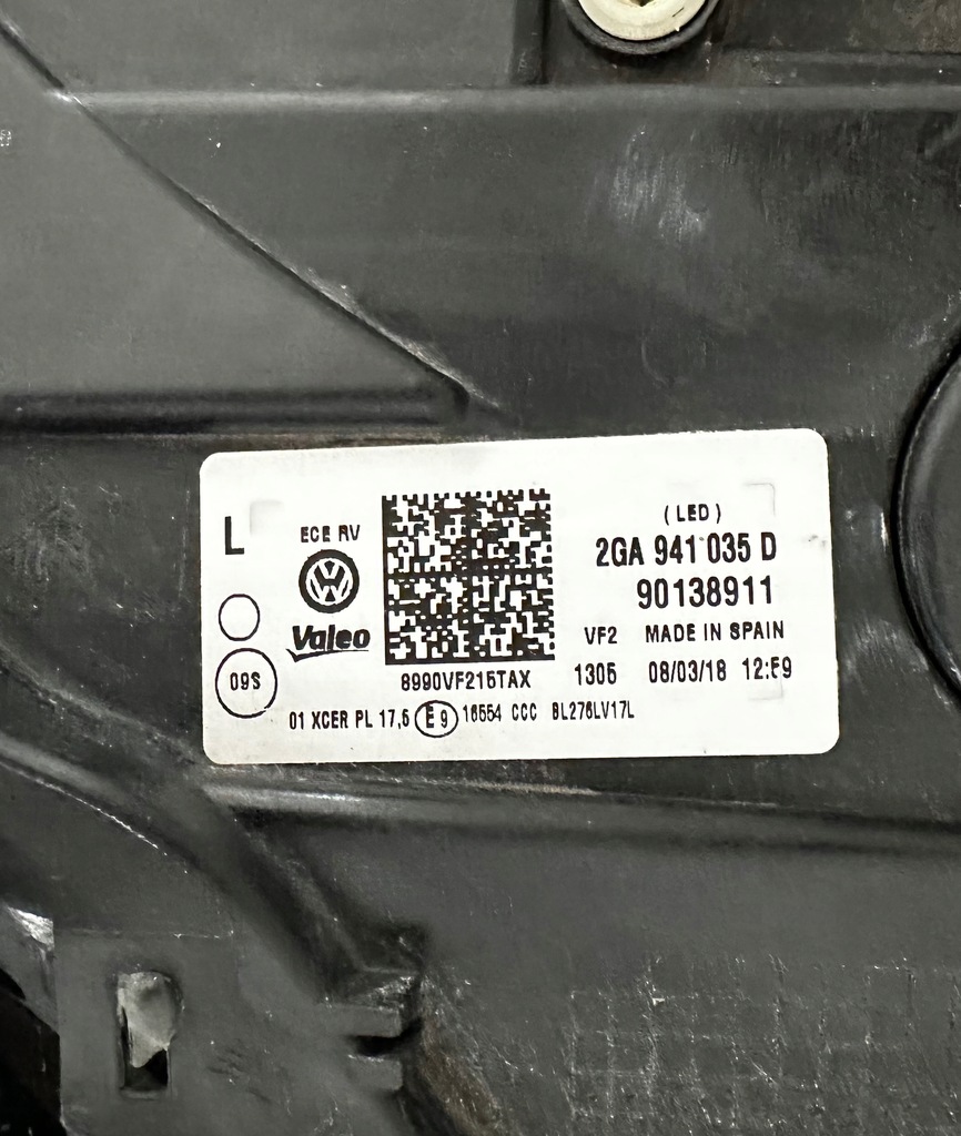 фото №5, Vw t-roc фара kompletny full led 2ga941035d ліва лампа eu org